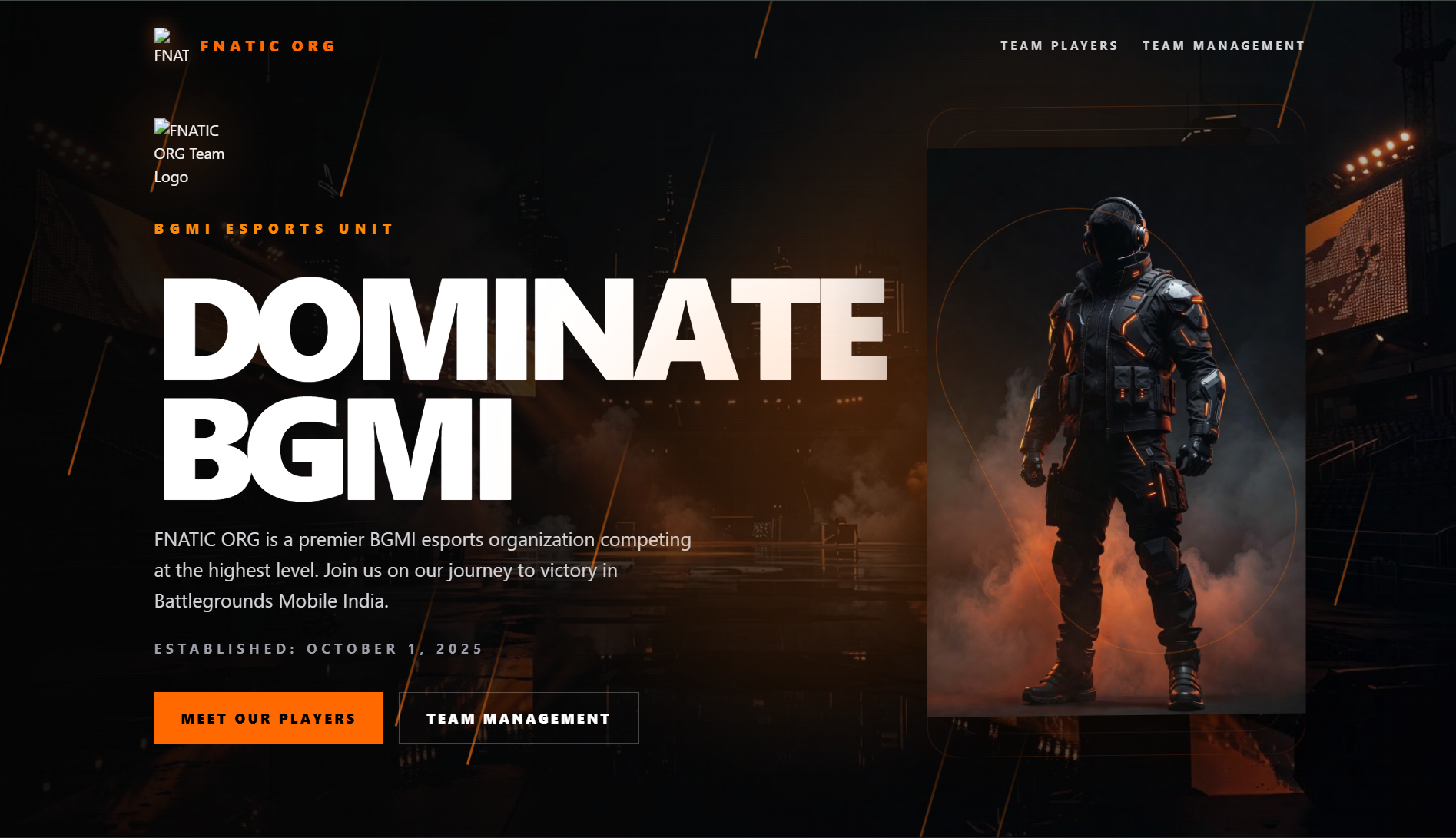 FNATIC Organization Website